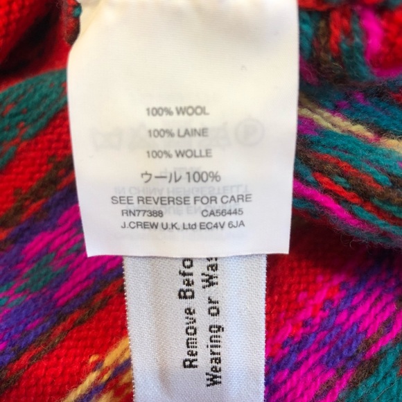 J CREW SWEATER SZ-M ๐ฏ WOOL GREAT 4 THE WINTER EXCELLENT CONDITION โฅ๏ธ๐๐ - Picture 3 of 3
